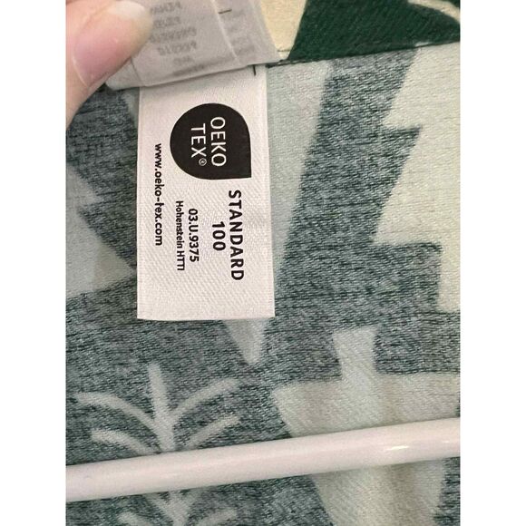 Hanna Andersson Women's Holiday Pajama Top Trees on Green XXL Cotton Oeko-Tex - Picture 7 of 9